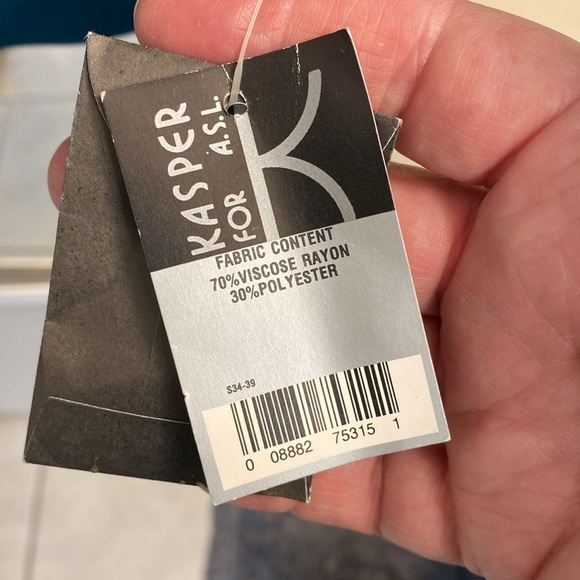 NEW Kasper Teal 2Piece Suit - Picture 4 of 13